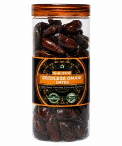 Markstor Seedless Omani Dates - Premium Selection - Fat-Free | No Cholesterol | No Added Sugar | Dates Dry Fruits
