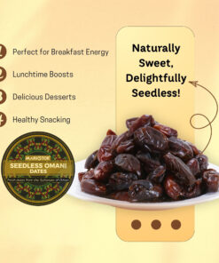 Alternative view of Markstor Seedless Omani Dates - Premium Selection - Fat-Free | No Cholesterol | No Added Sugar | Dates Dry Fruits