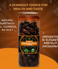 Markstor Seedless Omani Dates - Premium Selection - Fat-Free | No Cholesterol | No Added Sugar | Dates Dry Fruits - Image 4