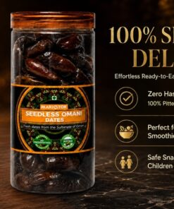Markstor Seedless Omani Dates - Premium Selection - Fat-Free | No Cholesterol | No Added Sugar | Dates Dry Fruits - Image 5
