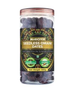 Markstor Seedless Omani Dates - Premium Selection - Fat-Free | No Cholesterol | No Added Sugar | Dates Dry Fruits