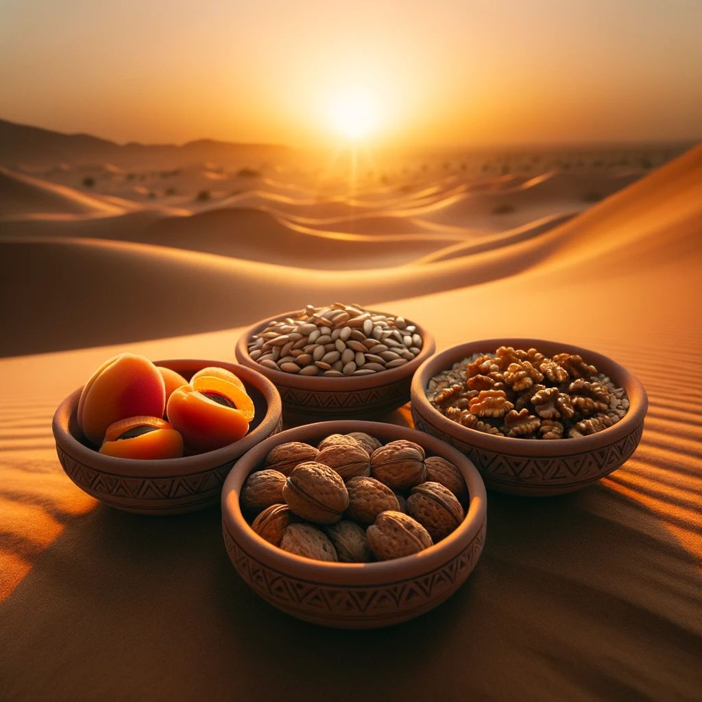 Markstor Christmas Gift Box of Apricot, Pine Seeds-A, Walnuts Deluxe Pack - Dry Fruits Pack - 300g