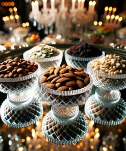 Markstor Christmas Gift Box of Trail Mix of Ajwa Dates, Almonds, Chickpeas, Pumpkin Seeds, Raisins - Dry Fruits Pack - 500g