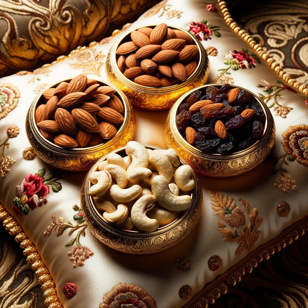 Markstor Christmas Gift Box of Almonds, Cashews, Raisins Deluxe Pack -Dry Fruits Pack- 300g