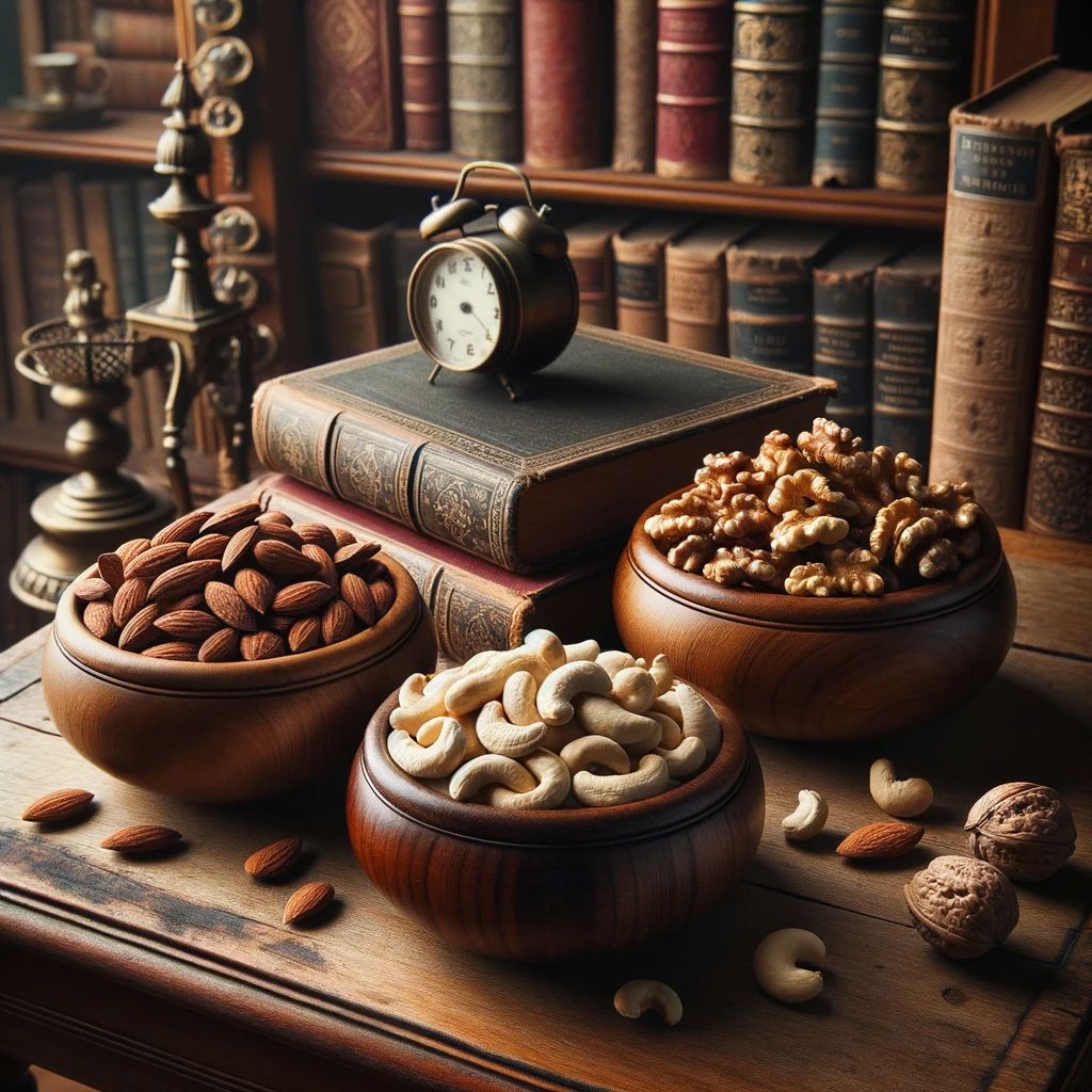 Markstor Christmas Gift Box of Almonds, Cashews, Walnuts Deluxe Pack - Dry Fruits Pack - 300g