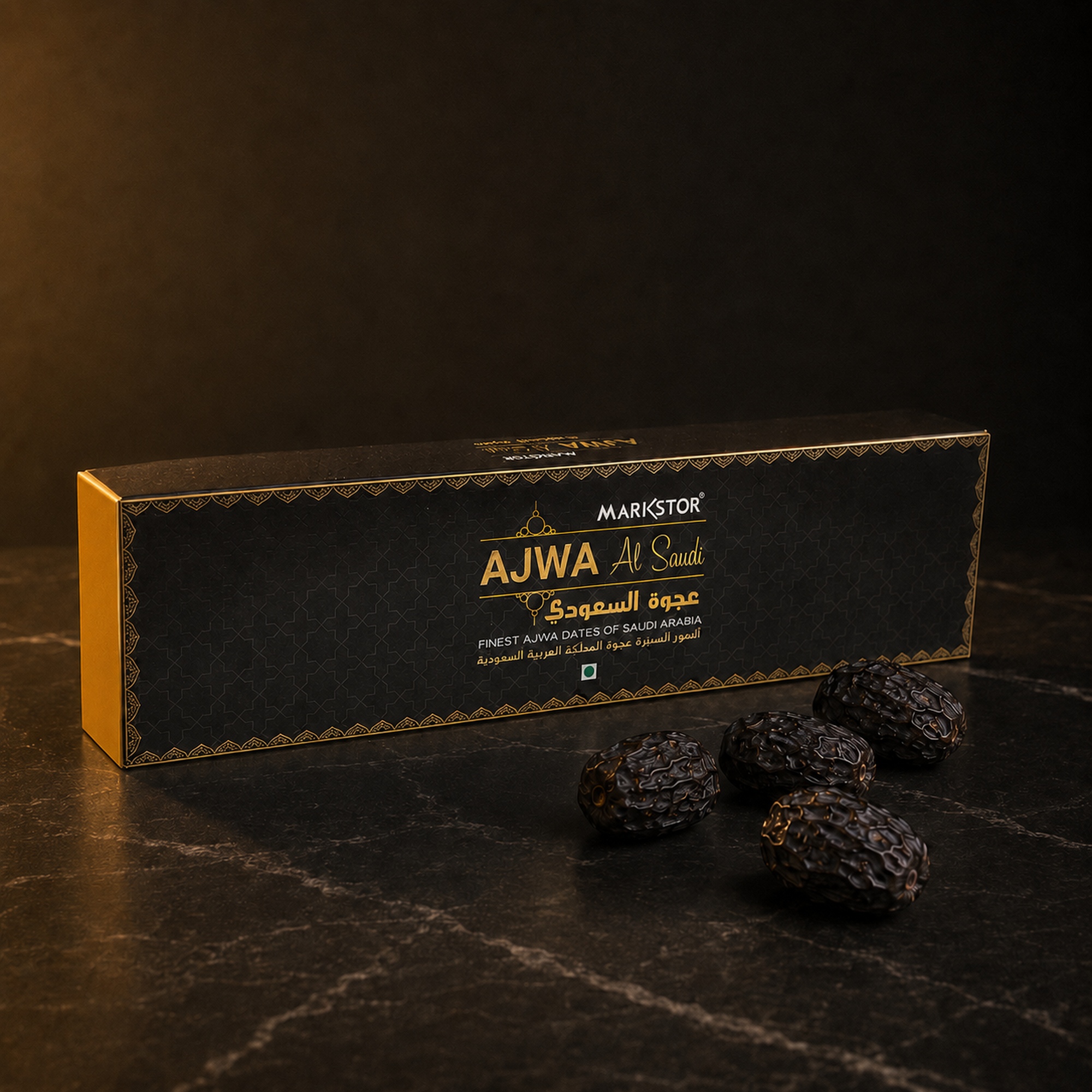 Markstor Ajwa Al-Saudi® - 100g Sampler Carton - Ajwa Dates of Madina, Saudi Arabia - Image 6