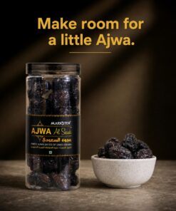 Markstor Ajwa Al-Saudi® - Everyday Jar 500g - Ajwa Dates of Madina, Saudi Arabia - Image 6