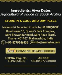 Markstor Ajwa Al-Saudi® - Everyday Jar 500g - Ajwa Dates of Madina, Saudi Arabia - Image 8
