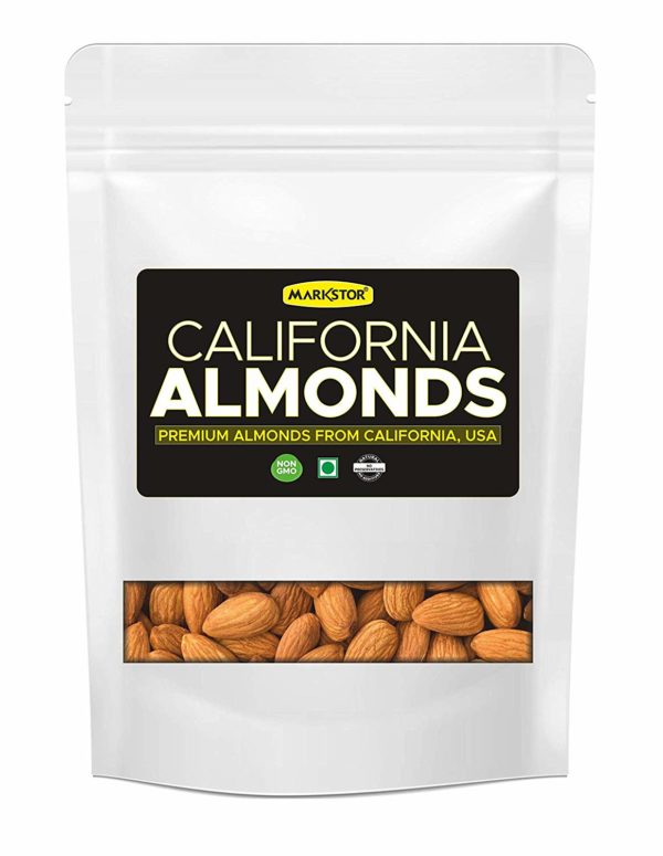 Markstor California Almonds 1 Kg (Premium Almonds from California, USA) Markstor